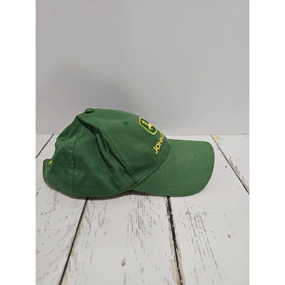 John Deere Owner's Edition Hat Cap Farm Tractor Buckle Strap Back Farmer Green